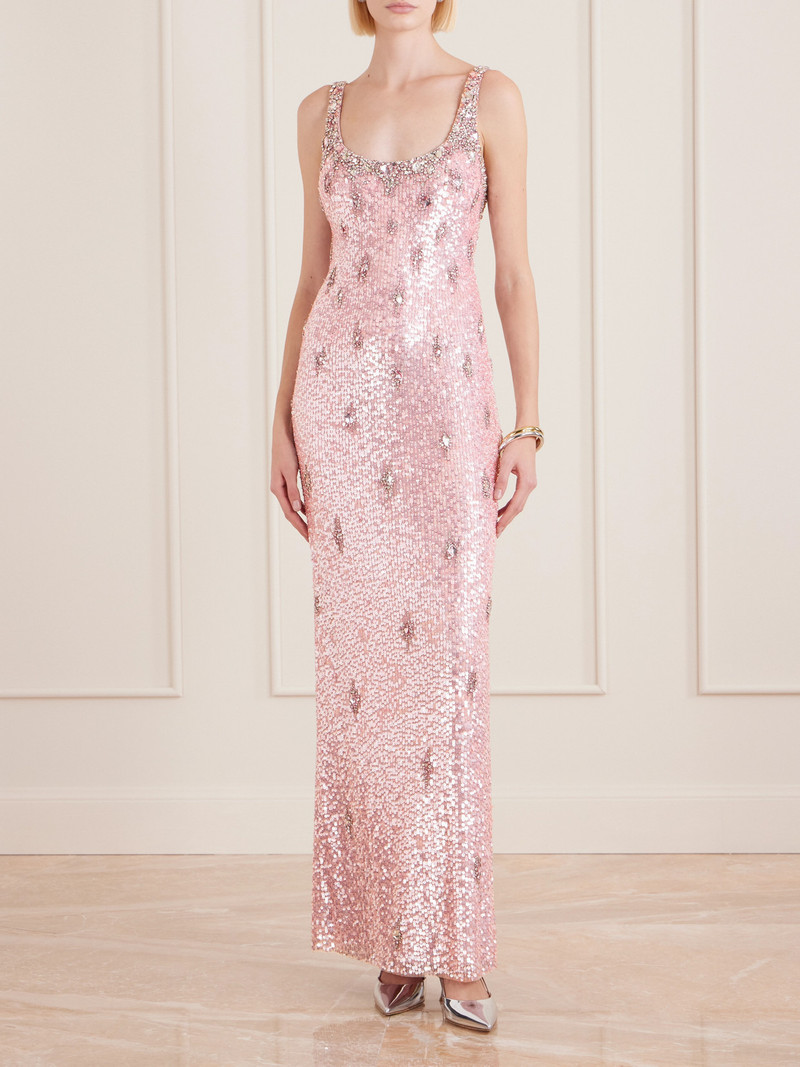 JENNY PACKHAM Eza Embellished Mesh Gown outlook