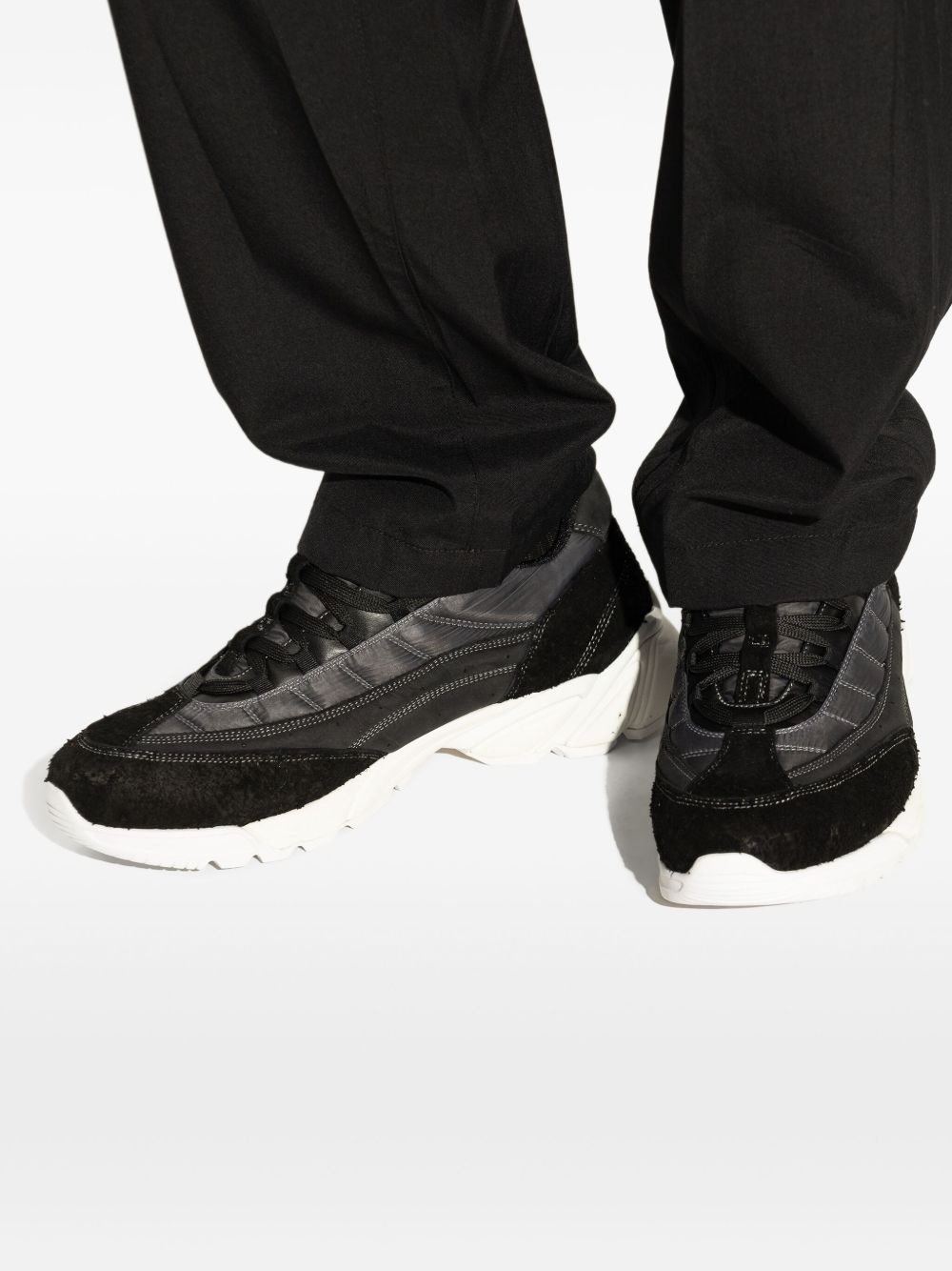 panelled sneakers - 6