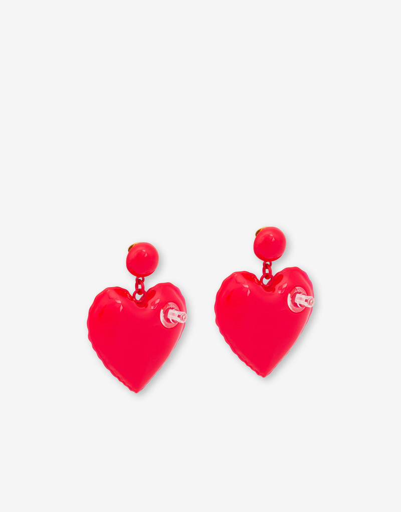 Moschino INFLATABLE HEARTS DROP EARRINGS outlook
