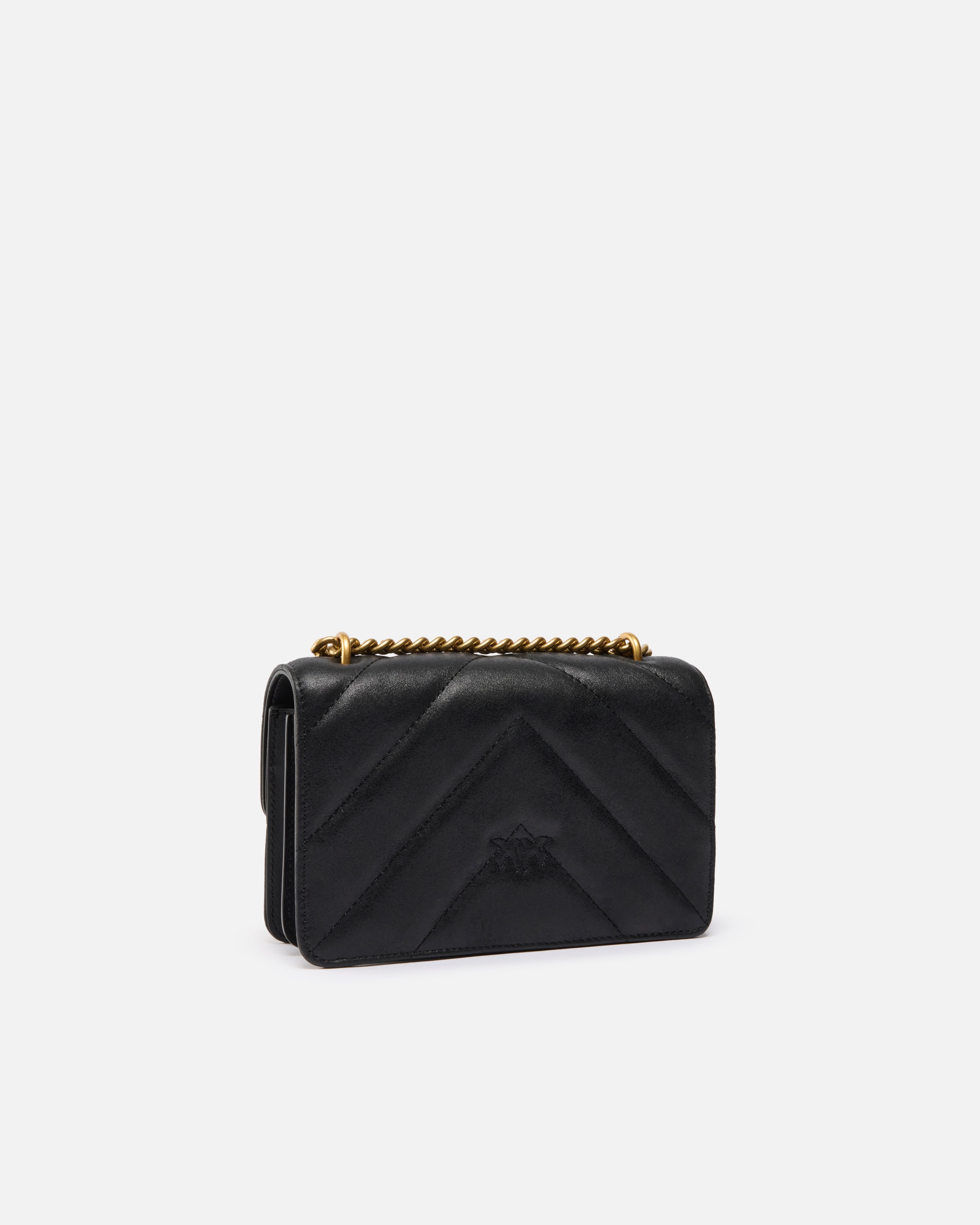 LOVE BAG MINI CROSSBODY BAG IN DISTRESSED-EFFECT LEATHER - 2