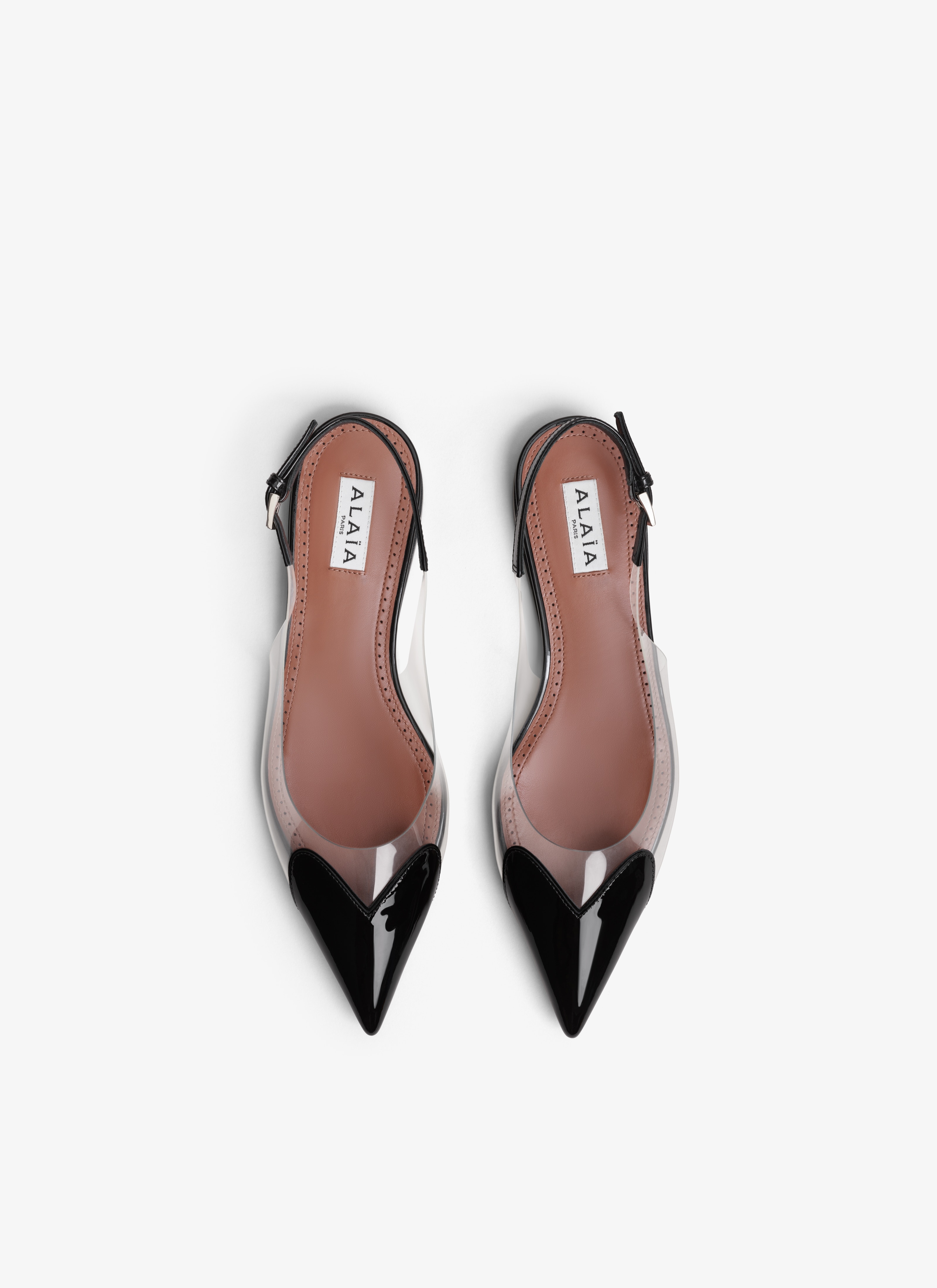 LE CŒUR FLAT SLINGBACKS IN PATENT CALFSKIN - 3