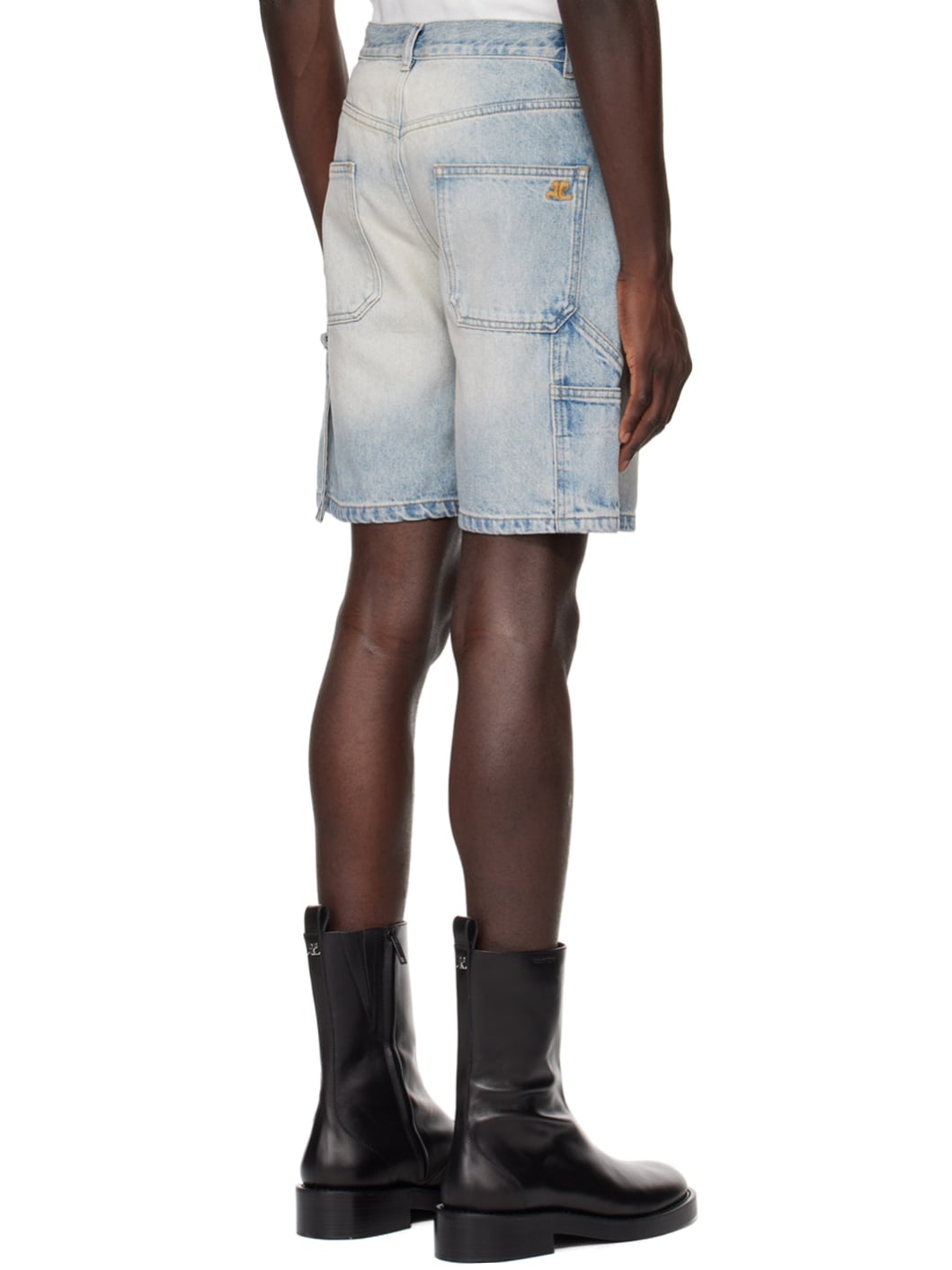 Blue Sailor Denim Shorts - 3