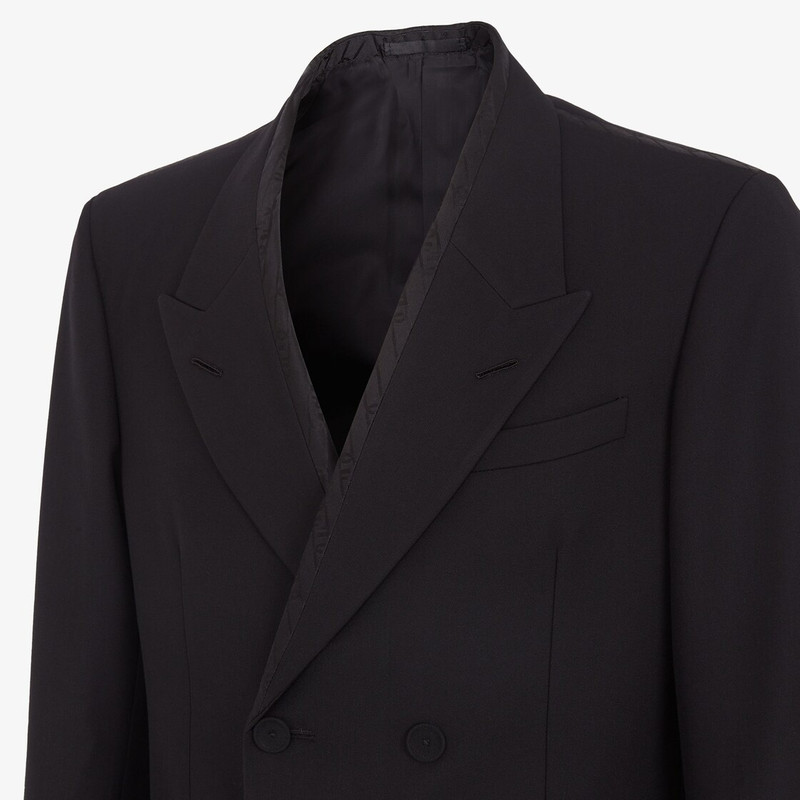 Black wool suit 2