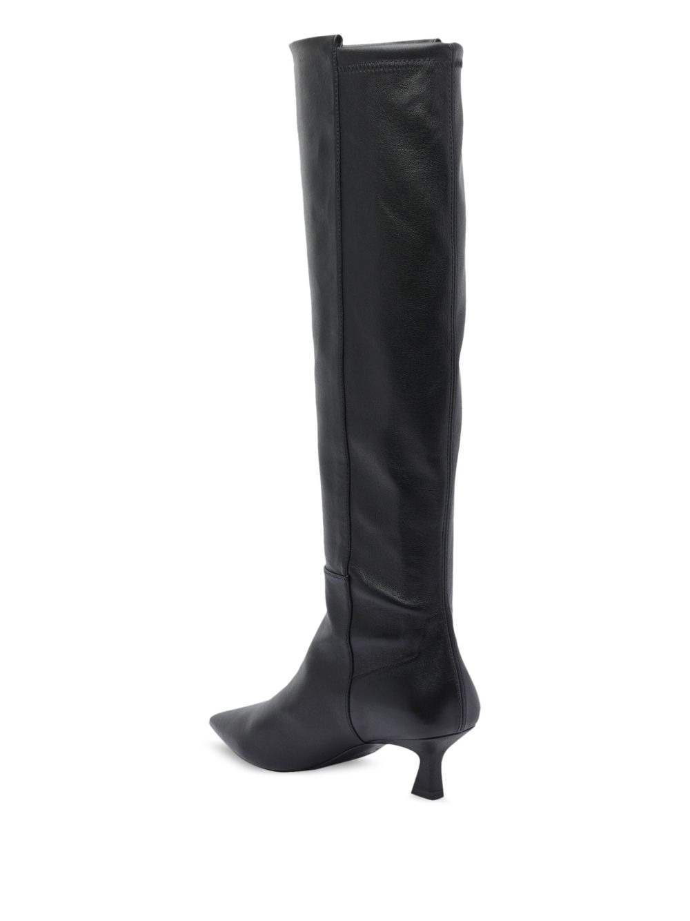 50mm pointed-toe knee-high boots - 4