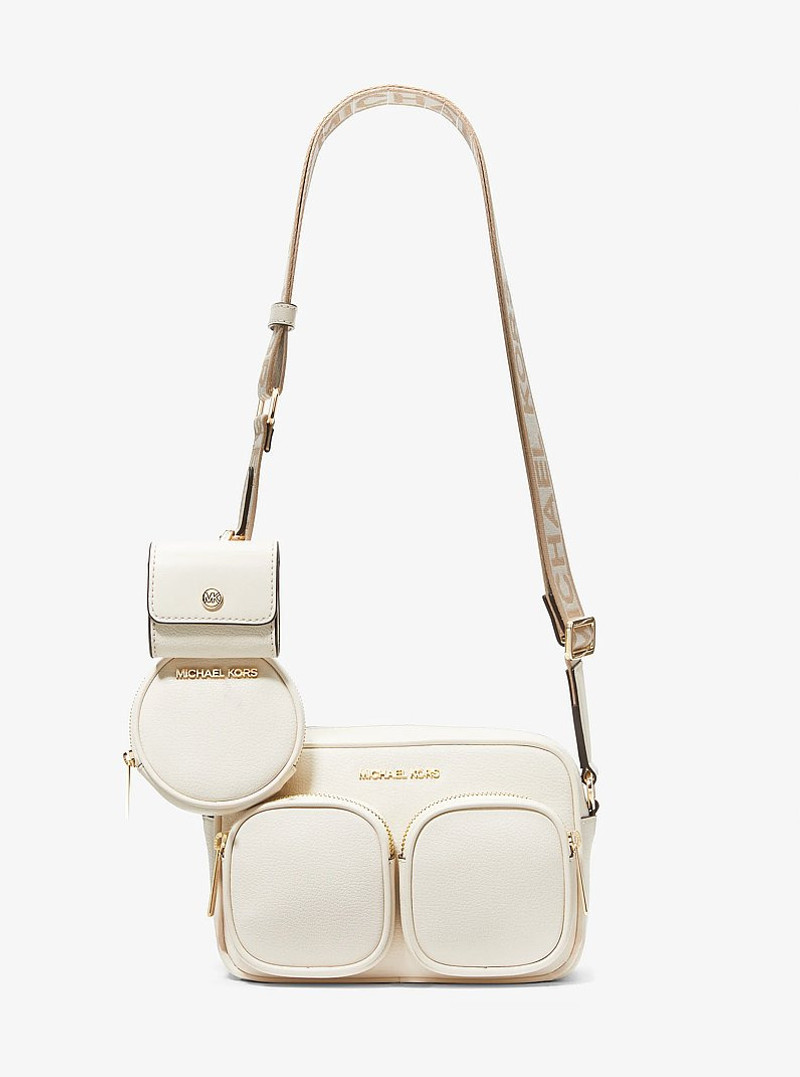 Jet Set Medium Leather Crossbody Bag with Case for Apple Airpods Pro® 1