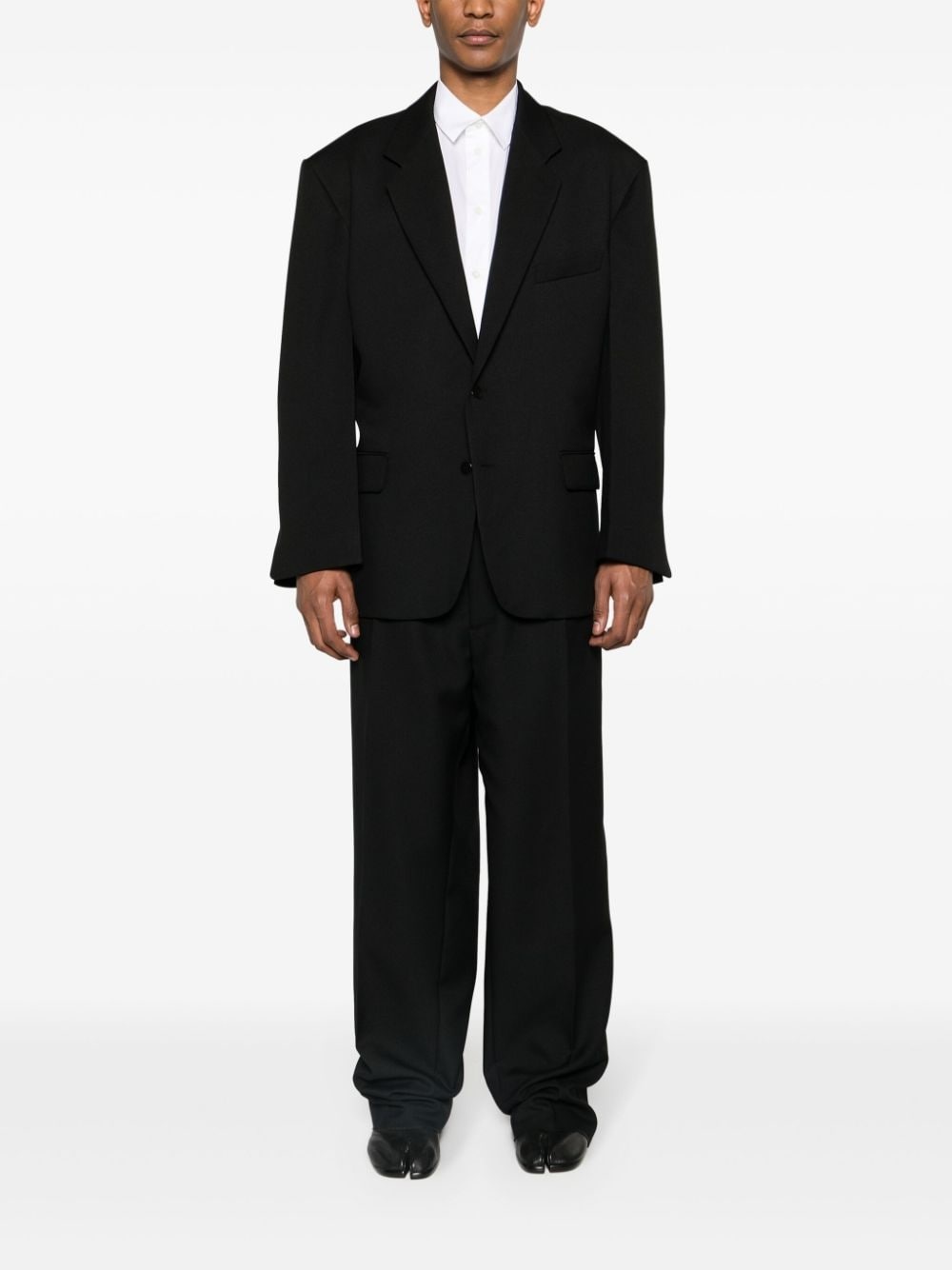 tailored straight-leg trousers - 2