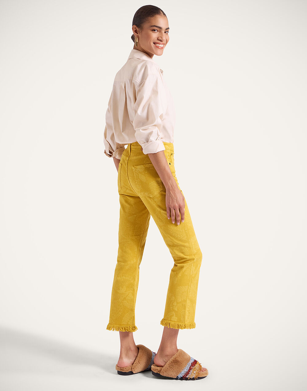 Fancy Crop Jeans - 3