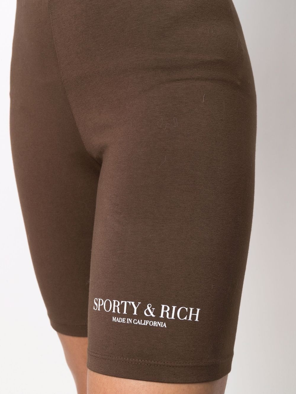 logo-print bike shorts - 5