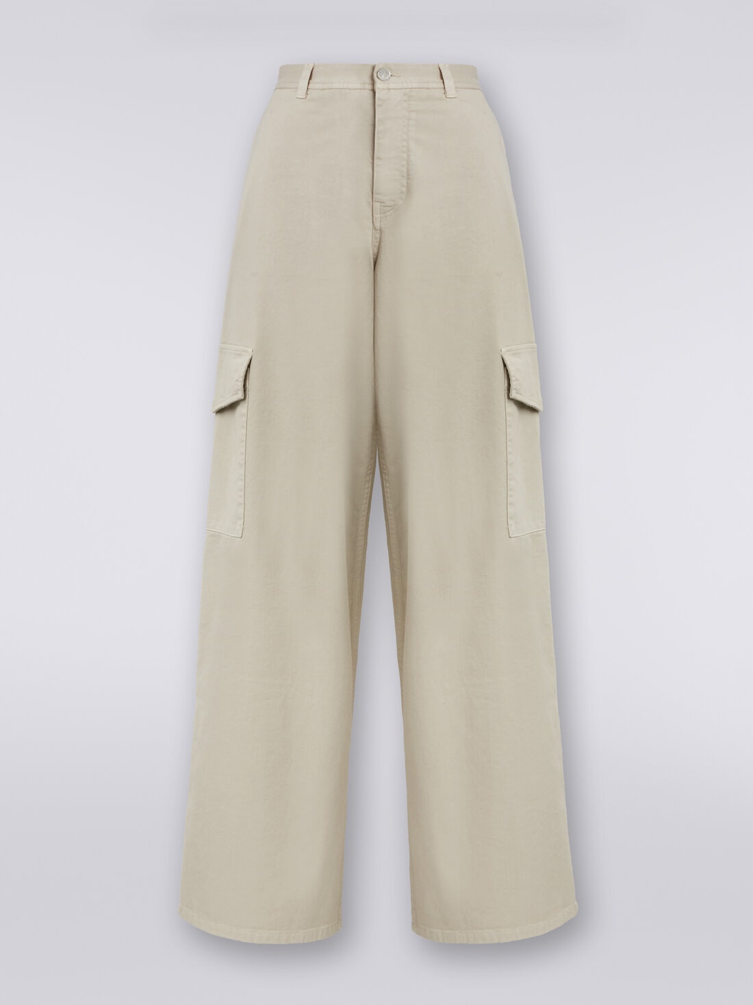 Cotton cargo trousers - 1