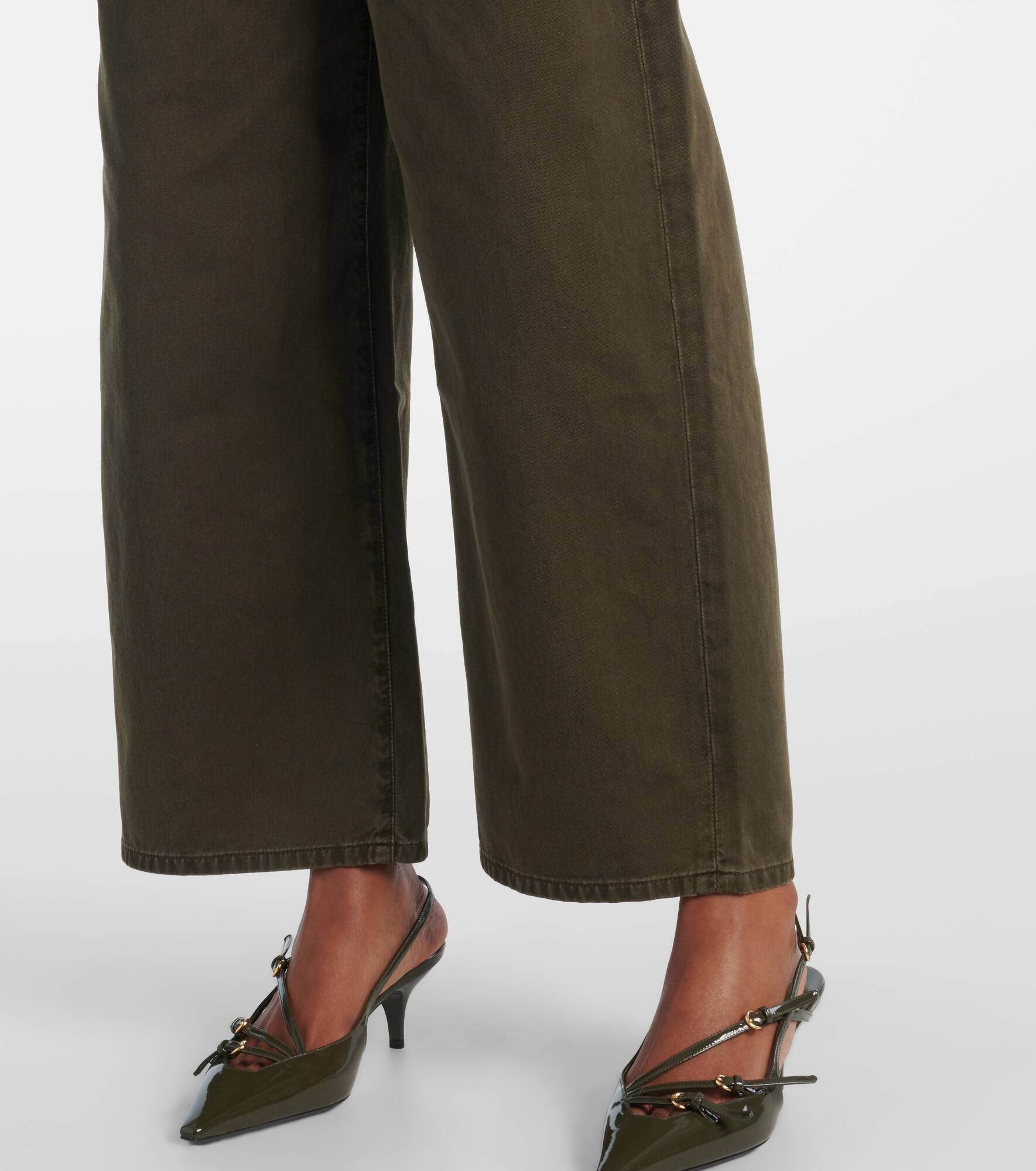 Ayla Cargo high-rise wide-leg jeans - 5
