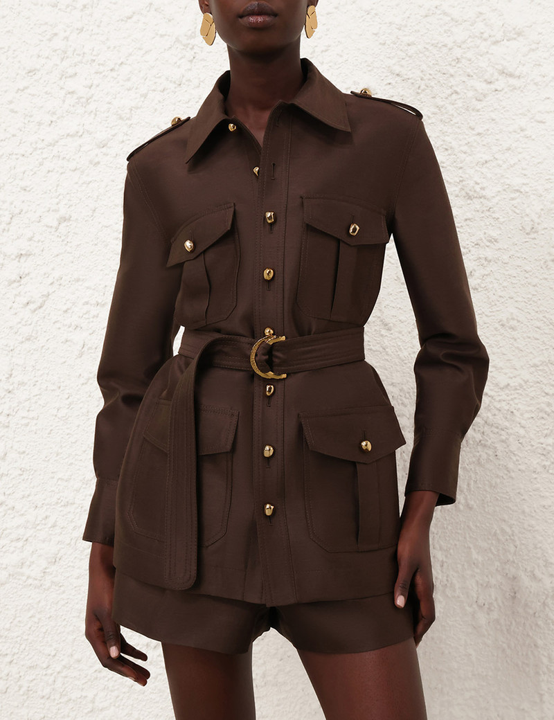 Zimmermann HYPNOTIC UTILITY JACKET outlook