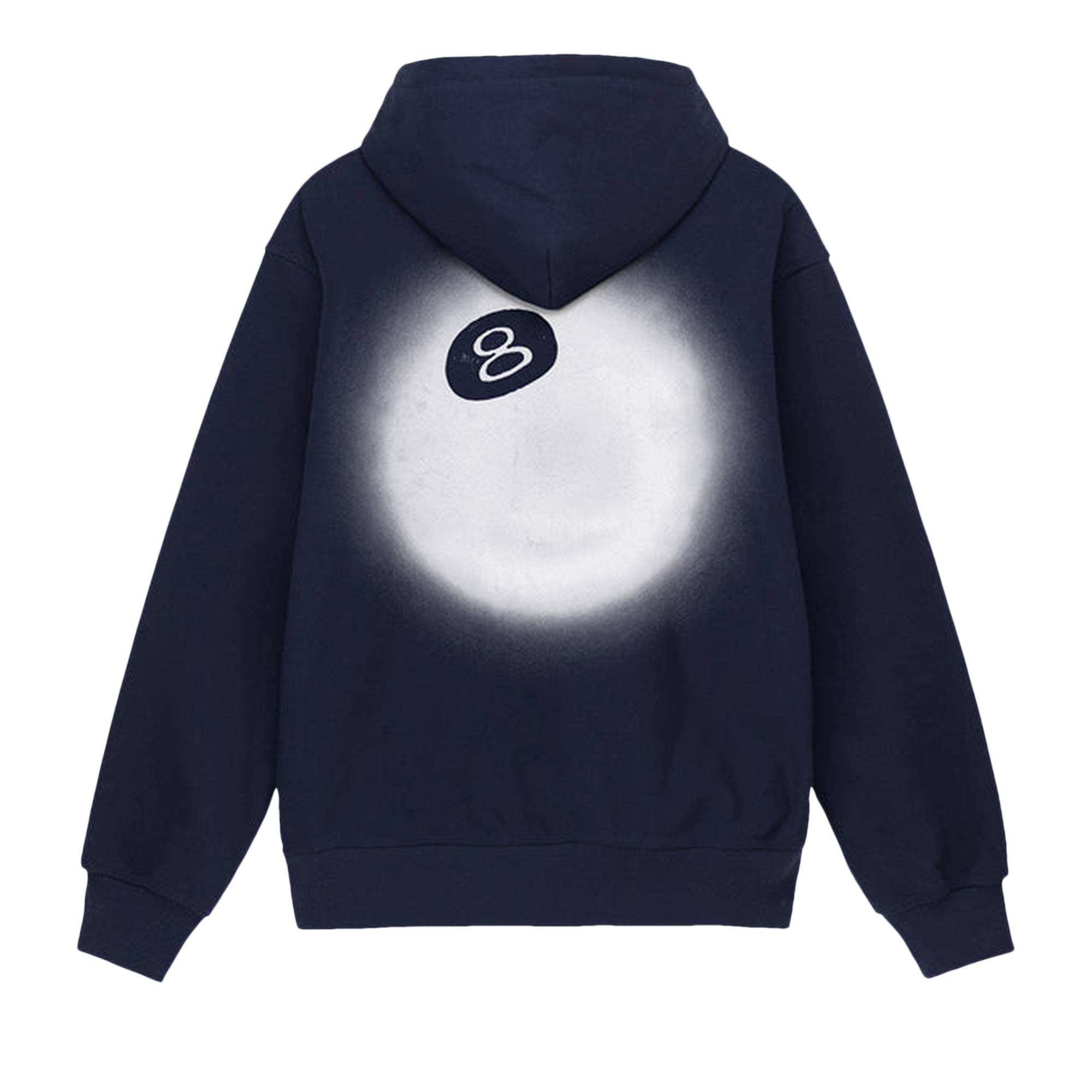 Stussy 8 Ball Fade Hoodie 'Navy' - 2