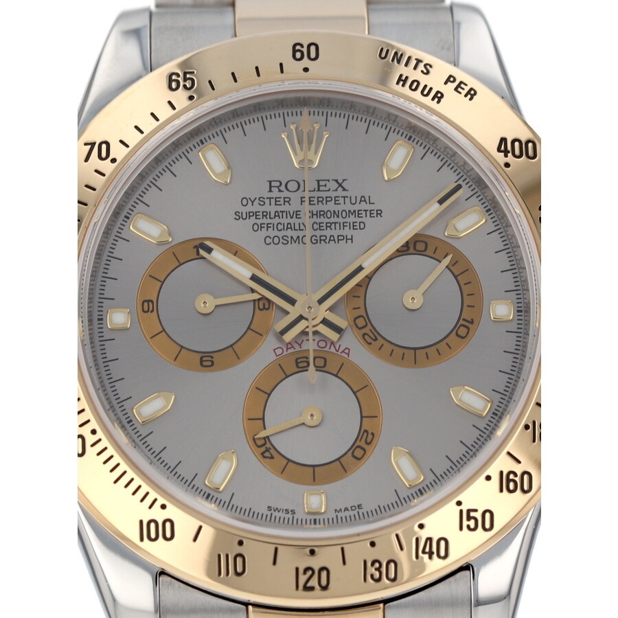 Pre-owned Rolex Cosmograph Daytona Chronograph Automatic Chronometer Silver Dial Men's Watch 116523  - 2