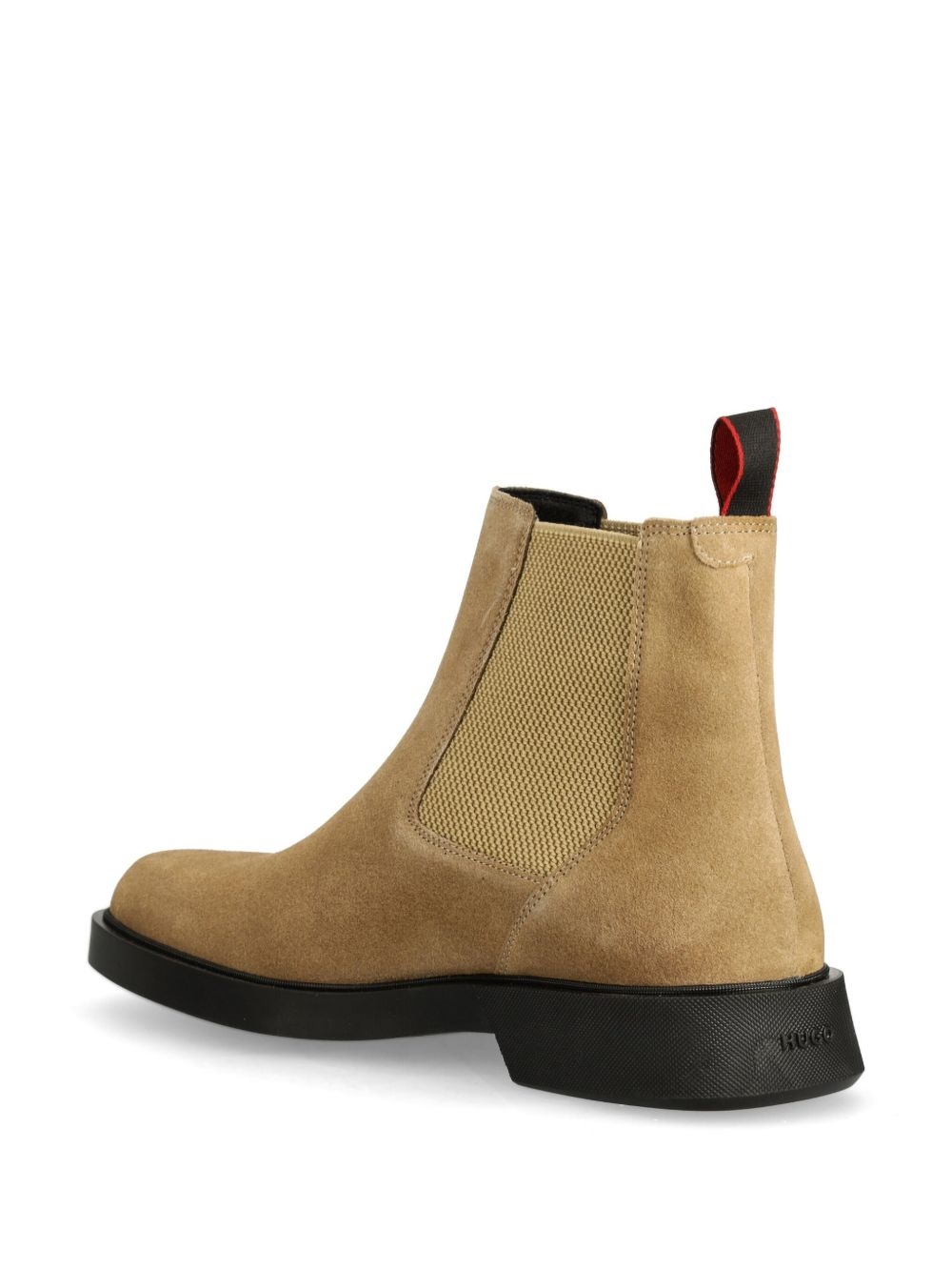 square-toe suede Chelsea boots - 3