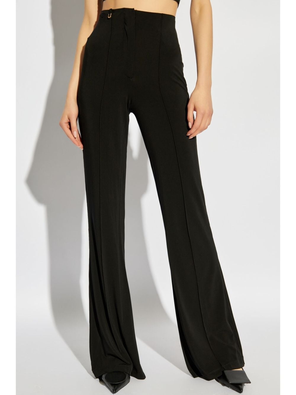 Le Pantalon Drapeado flared trousers - 3