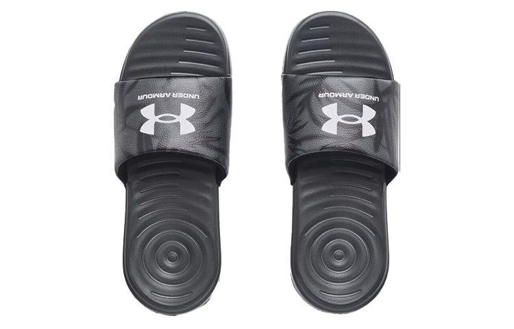 (WMNS) Under Armour Ansa Graphic Slipper Black 3024436-102 - 3