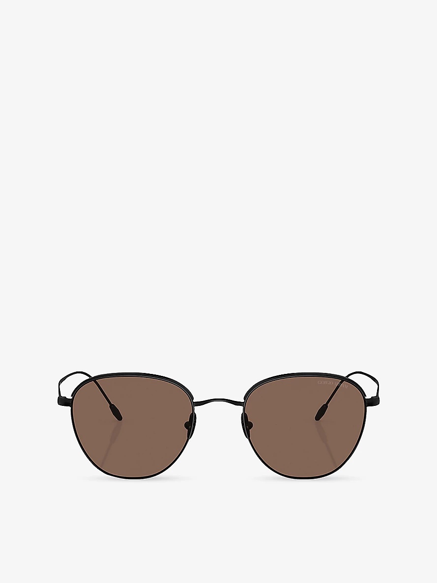 AR6048 Square-Frame Steel Sunglasses - 1