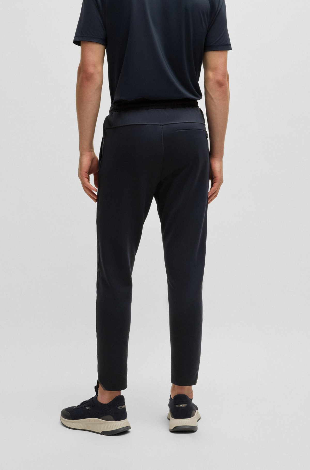 ACTIVE TRACKSUIT BOTTOMS IN STRETCH FABRIC WITH MOISTURE MANAGEMENT - 5