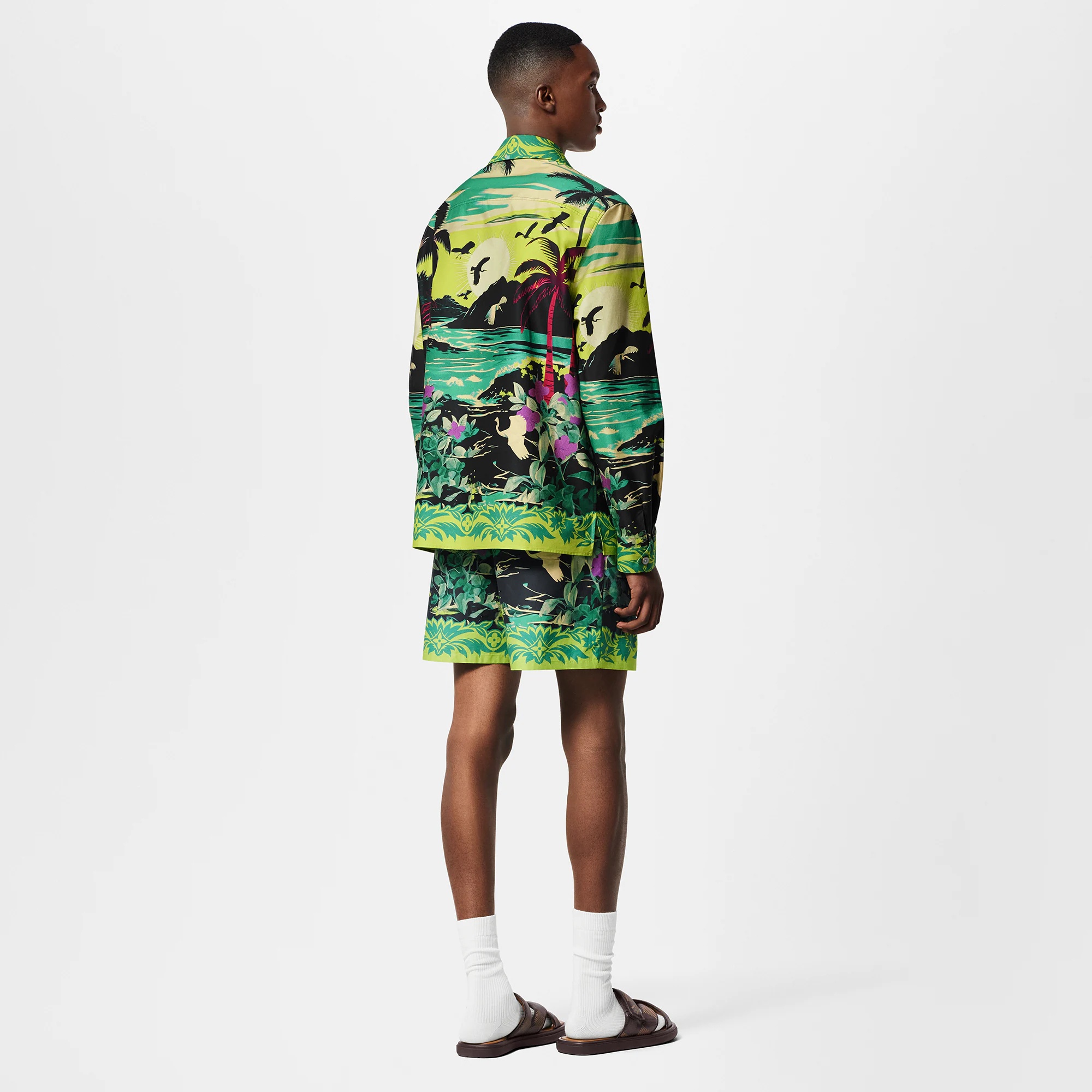 Drawstring Cotton Shorts - 3