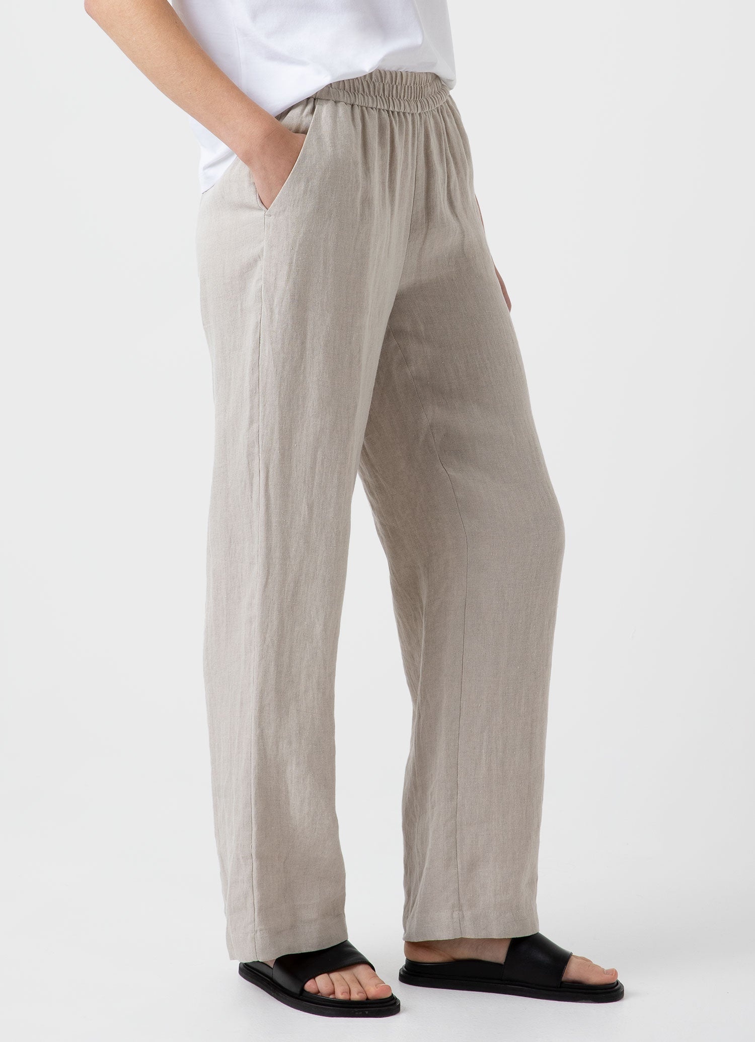 Drawstring Wide Leg Trouser - 3