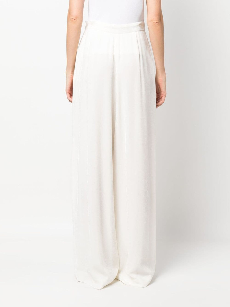pleated wide-leg trousers 4