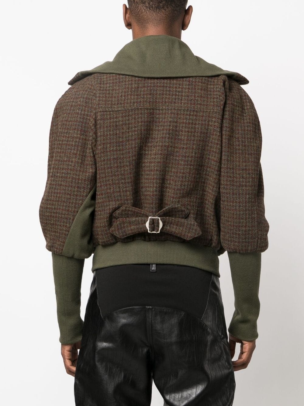 JUNTAE KIM checked zip-up jacket | farfetch | REVERSIBLE