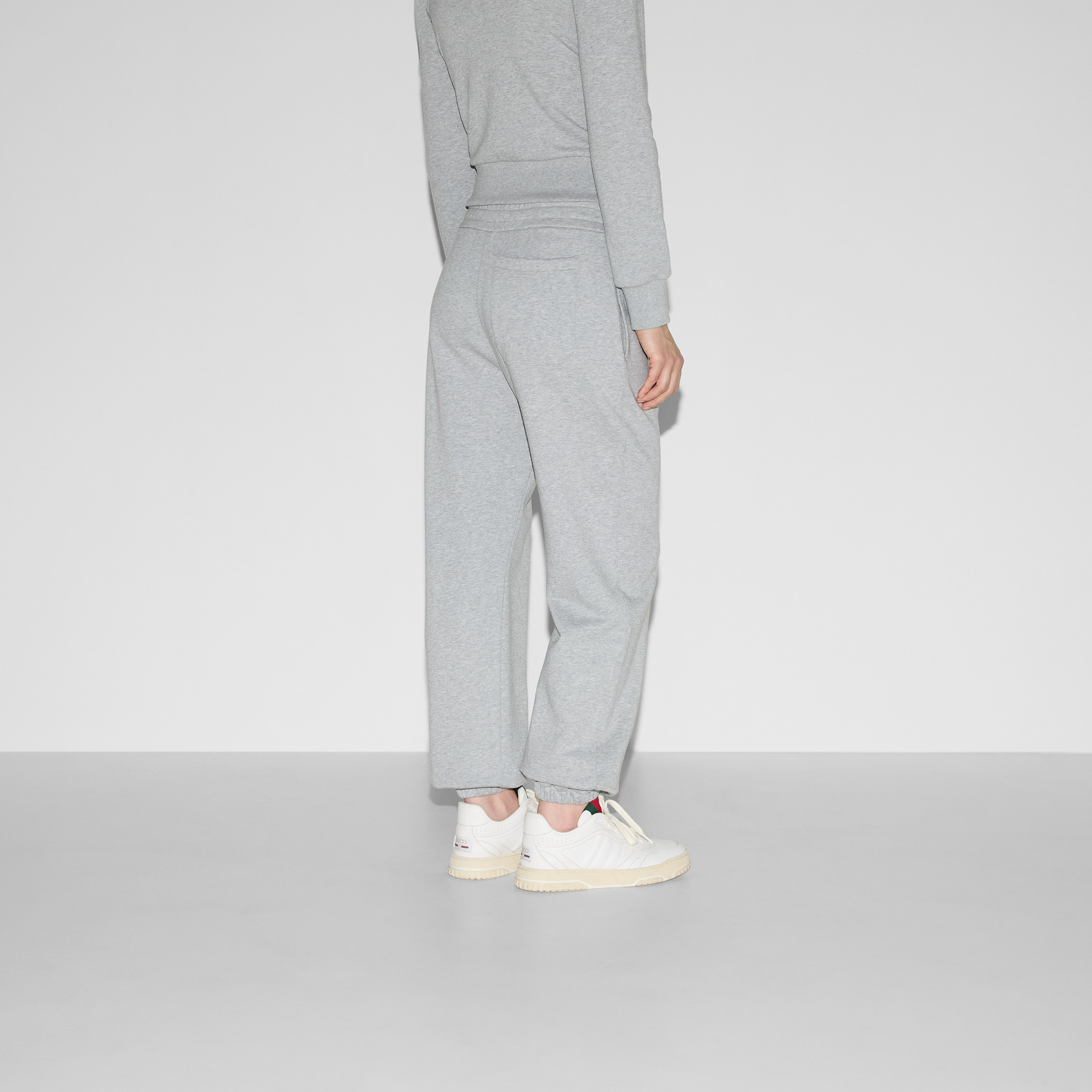 Cotton jersey jogging pants - 4