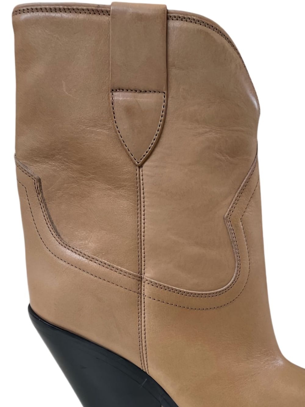 90mm leather boots - 2