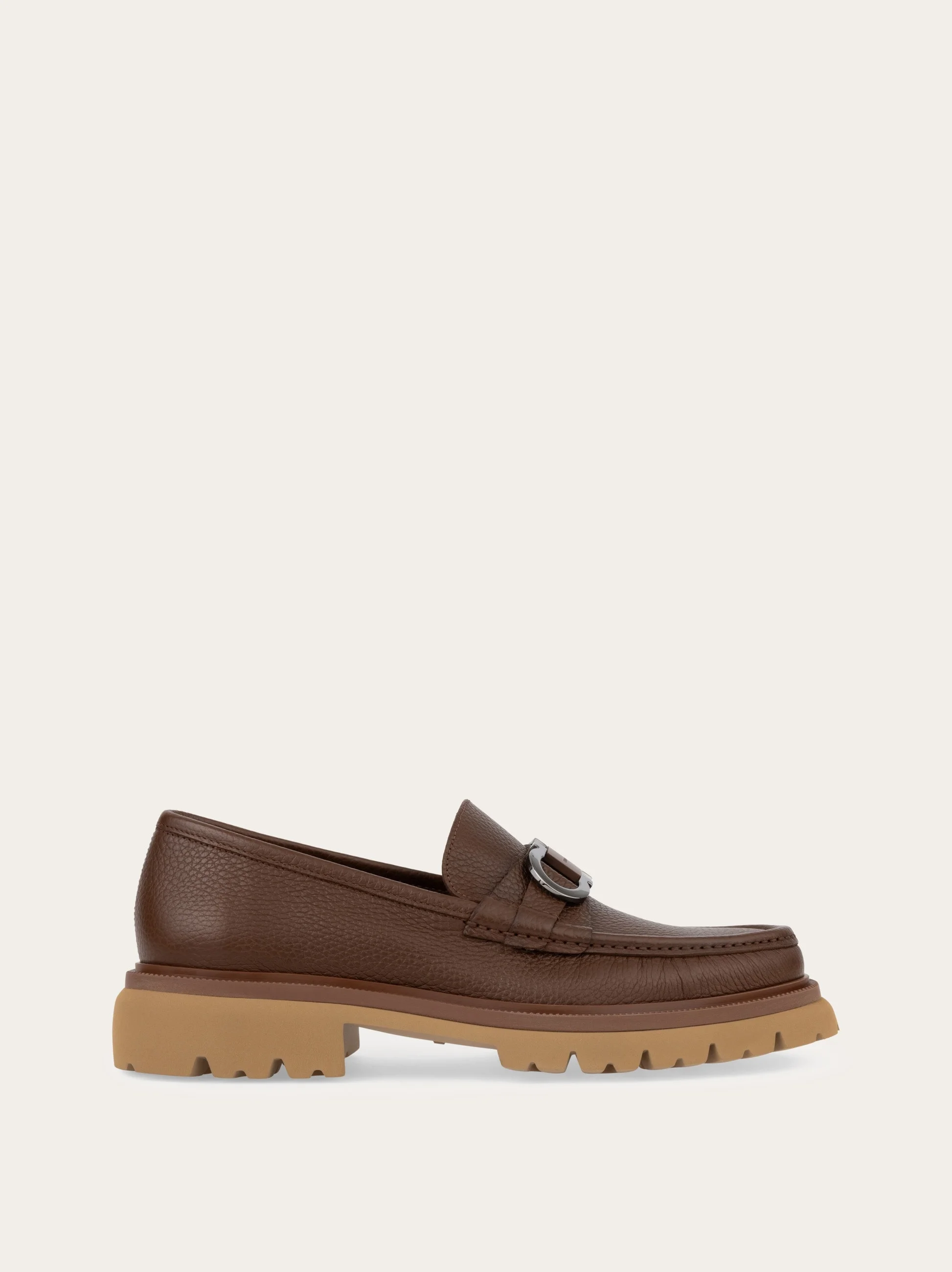Gancini ornament loafer - 1