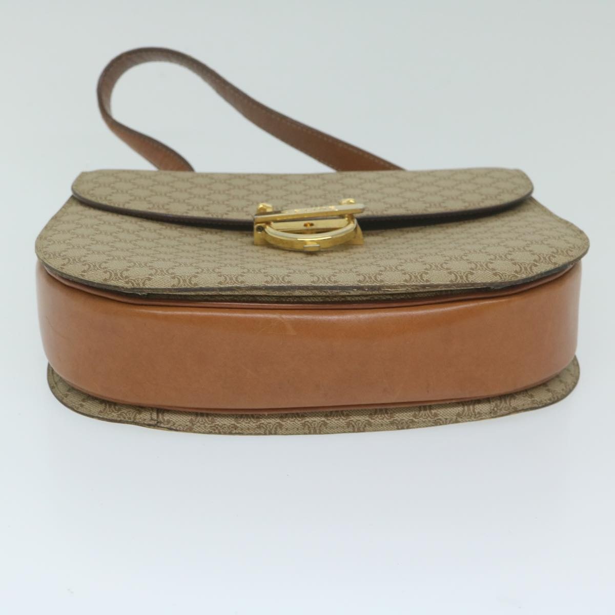 CELINE Macadam Canvas Hand Bag Beige - 10