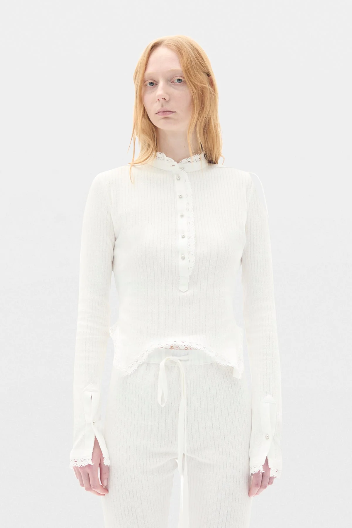 Nancine Long Sleeve Serafino Top - 1