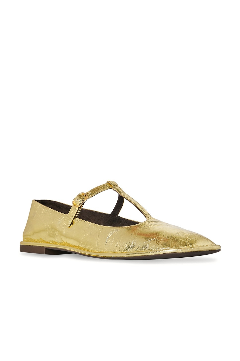 Square T-strap Flat - 2