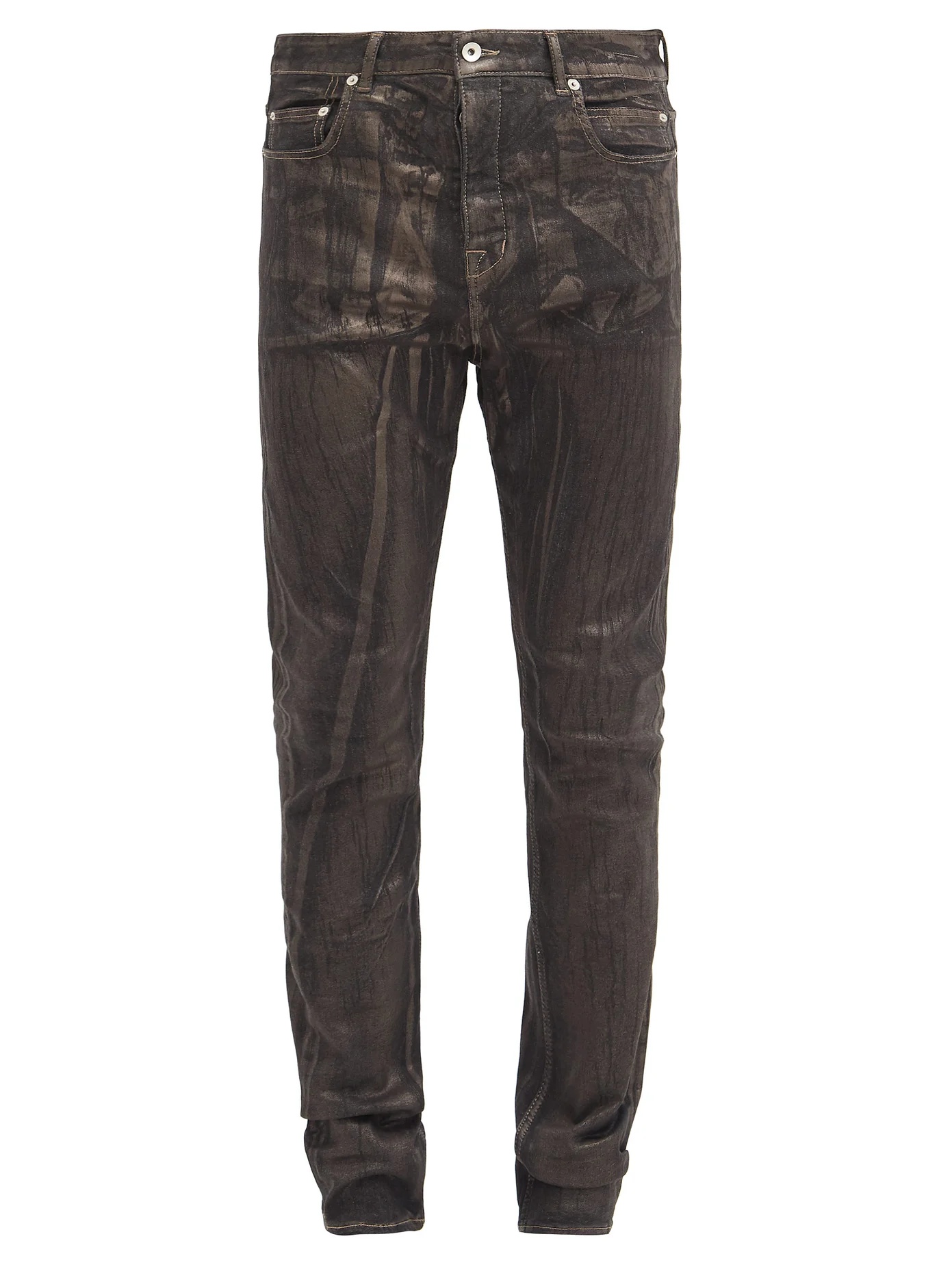 Detroit metallic-painted slim-leg jeans - 1