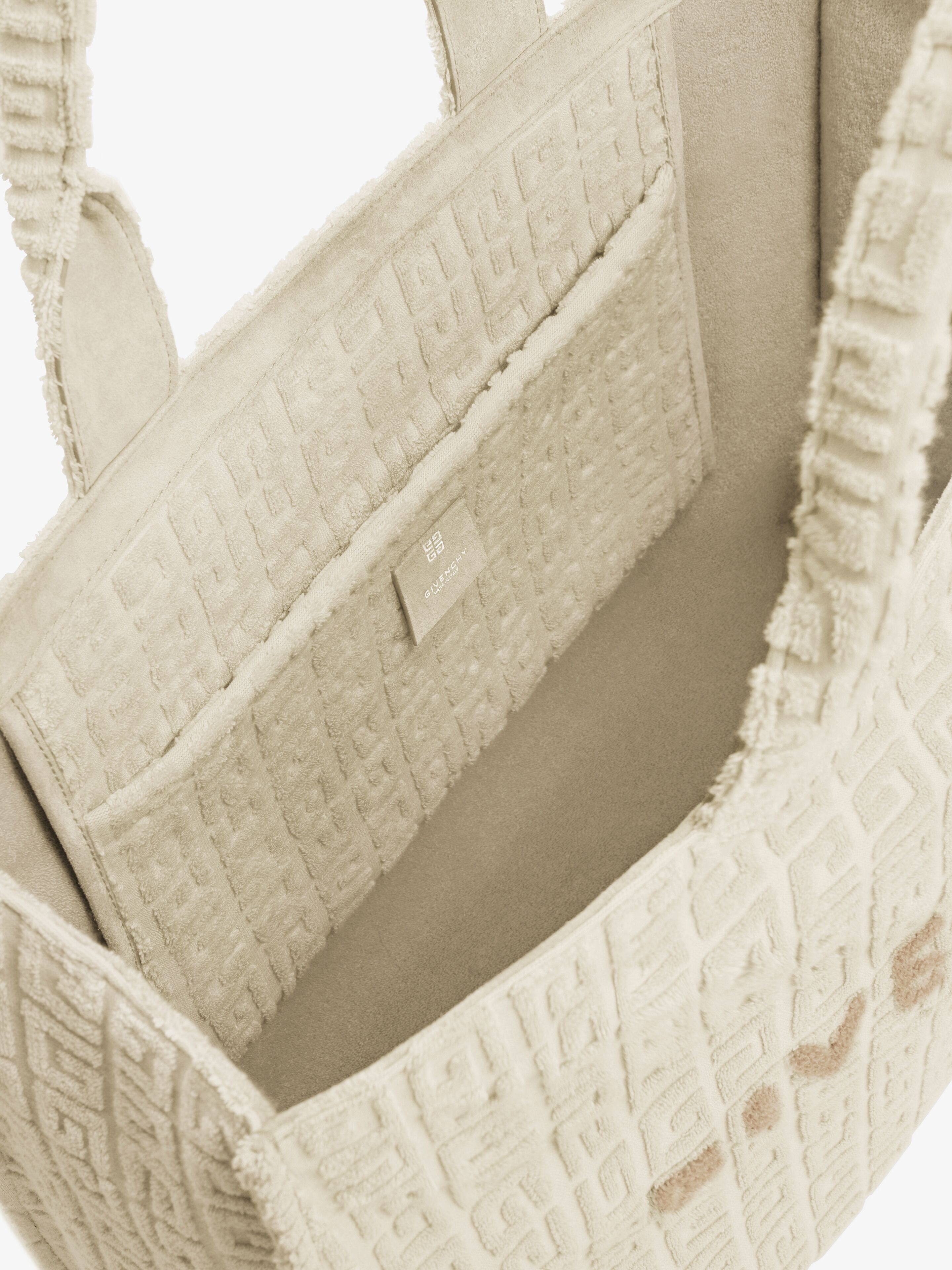 MEDIUM G-TOTE BAG IN 4G COTTON TOWELLING - 5