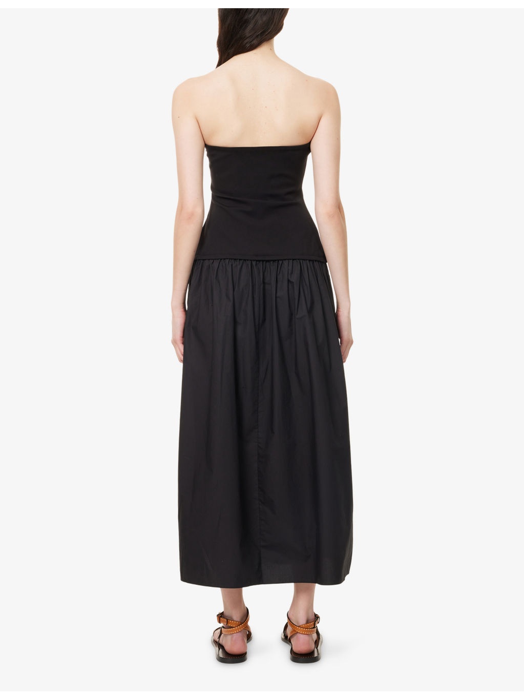 Irina Bandeau Woven Midi Dress - 4