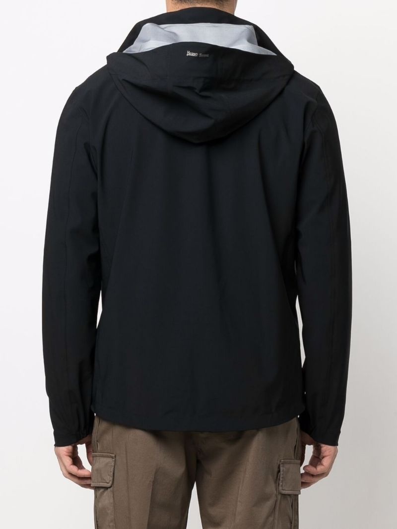 hooded lightweight zip-up jacket - 4