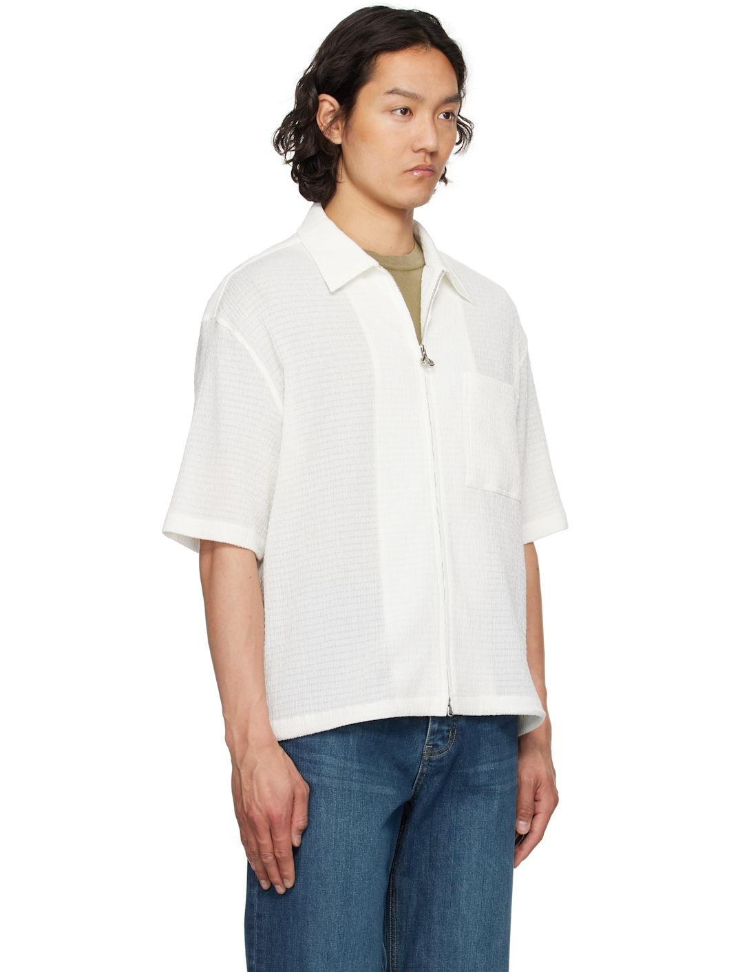 White Gauze Shirt - 2