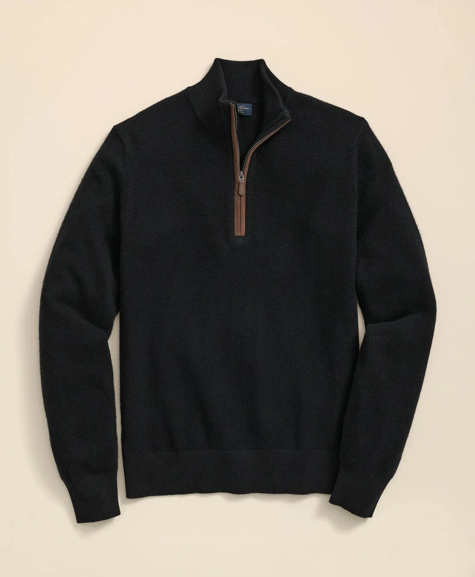 3-Ply Cashmere Quarter-Zip Sweater - 1