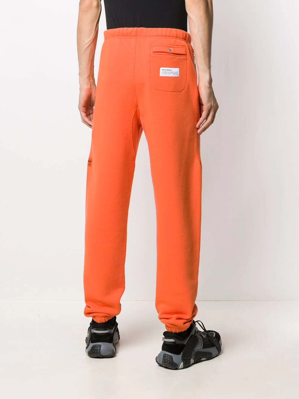 logo-print straight leg track pants  - 4