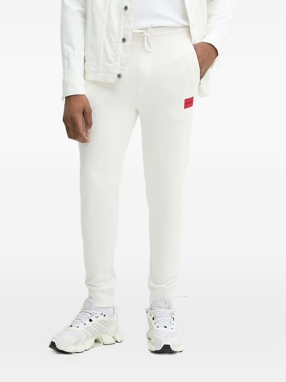 logo-patch joggers - 1