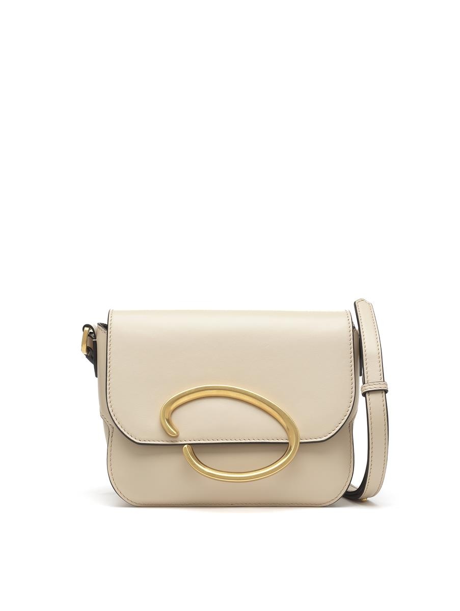 Oscar de La Renta O Pochette Leather Crossbody Bag