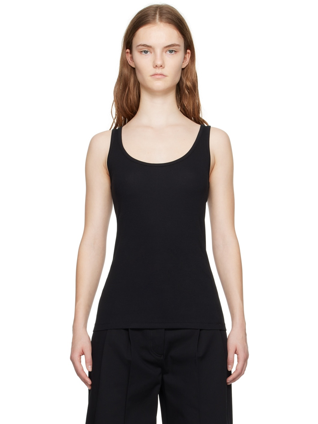 Black Classic Tank Top - 1