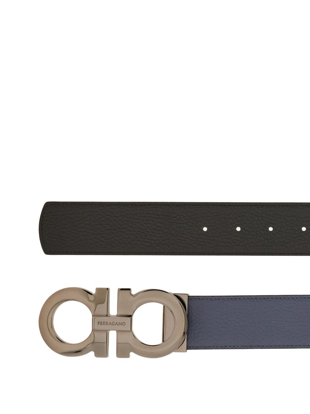 reversible leather belt - 2