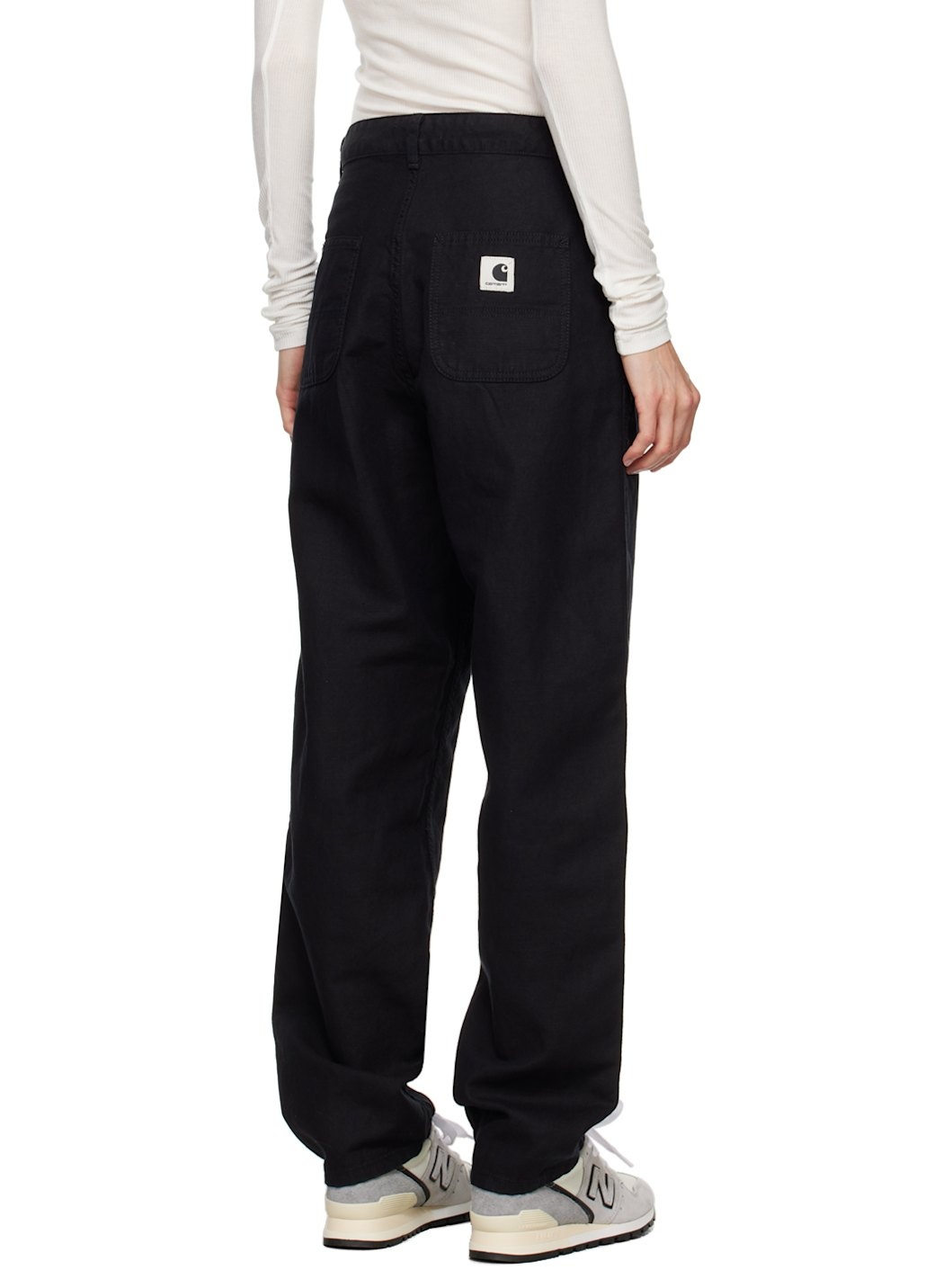 Black Ethel Double Knee Trousers - 3