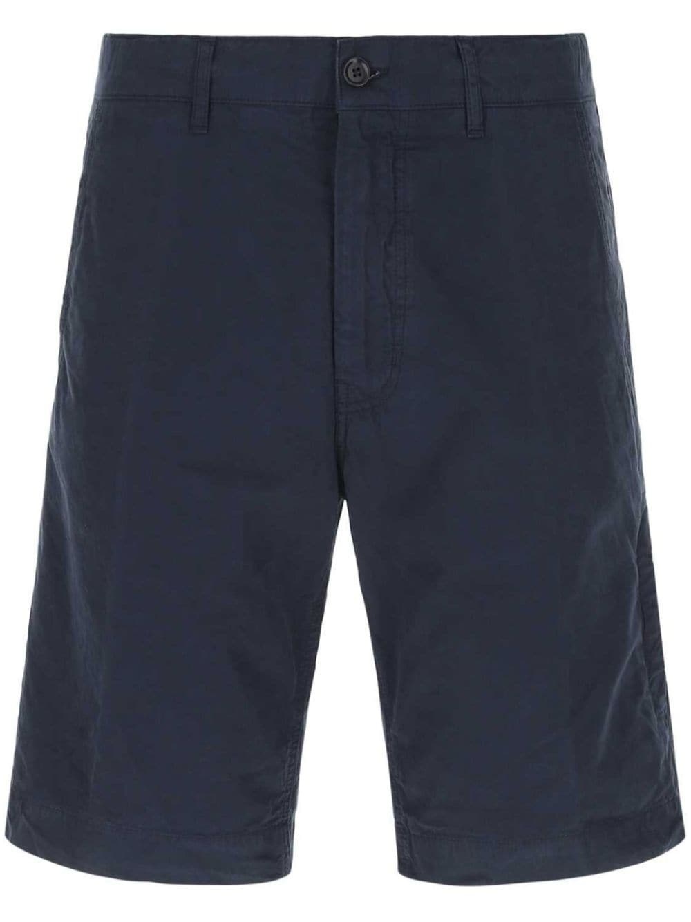 mid-rise cotton bermuda shorts - 1