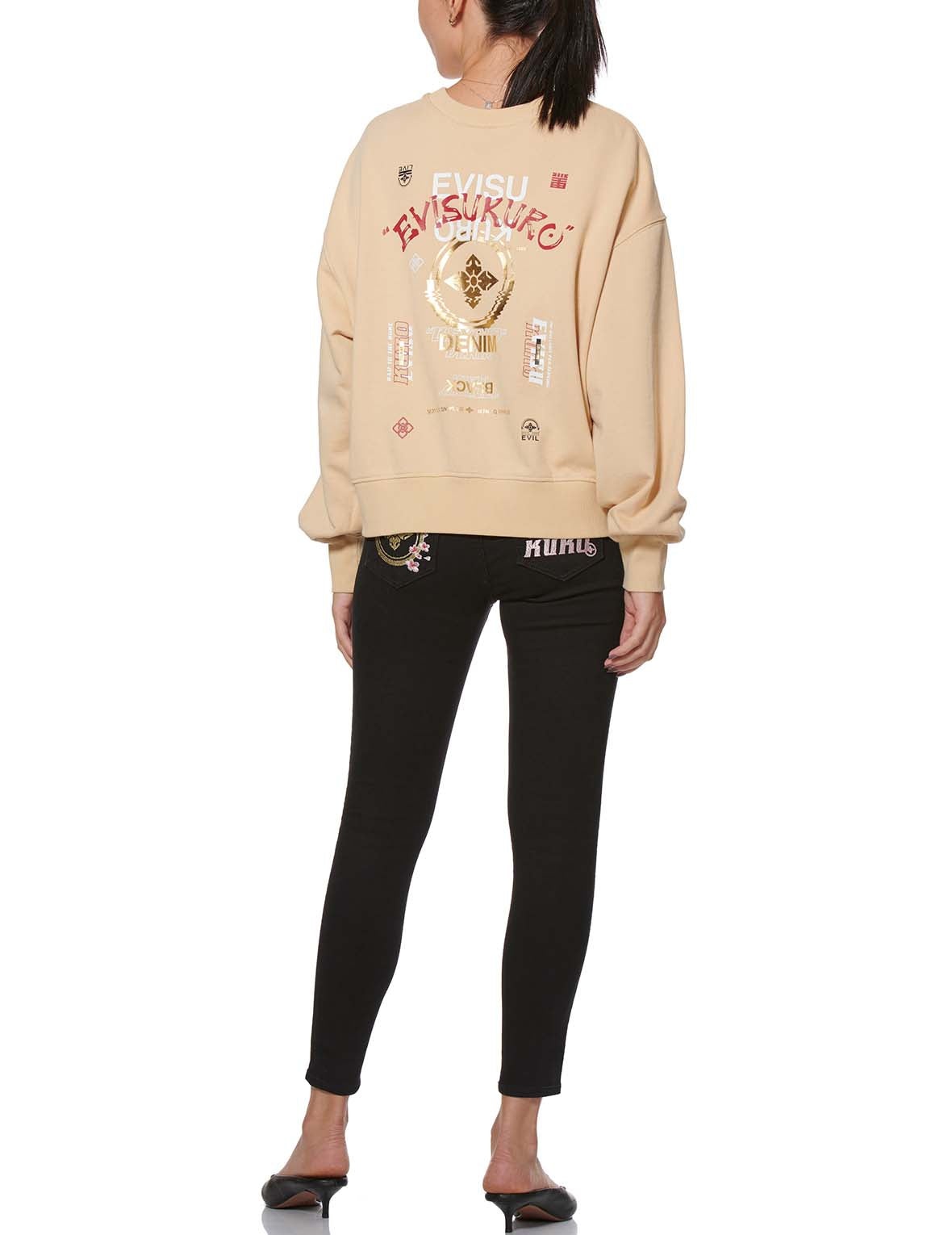 Ripple Effect Kamon Print Sweatshirt - 5