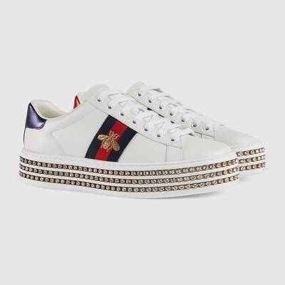 GUCCI Ace sneaker with crystals  outlook