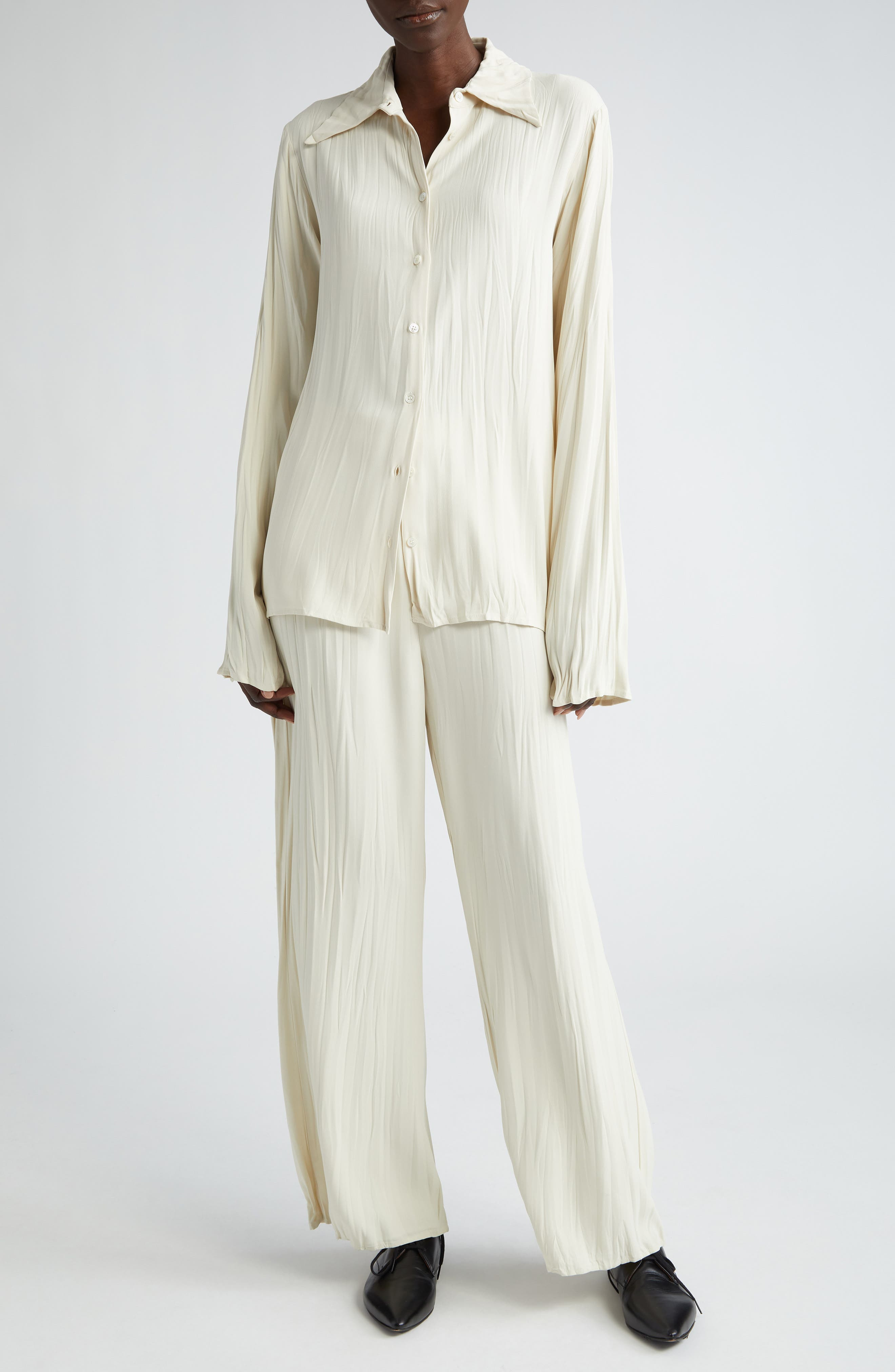 Maisie Plissé Pants - 7