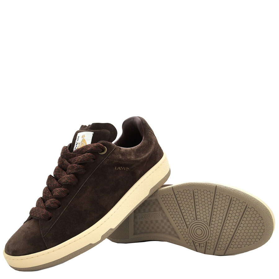 Lanvin Curb Lite Suede Low-Top Sneakers - 2