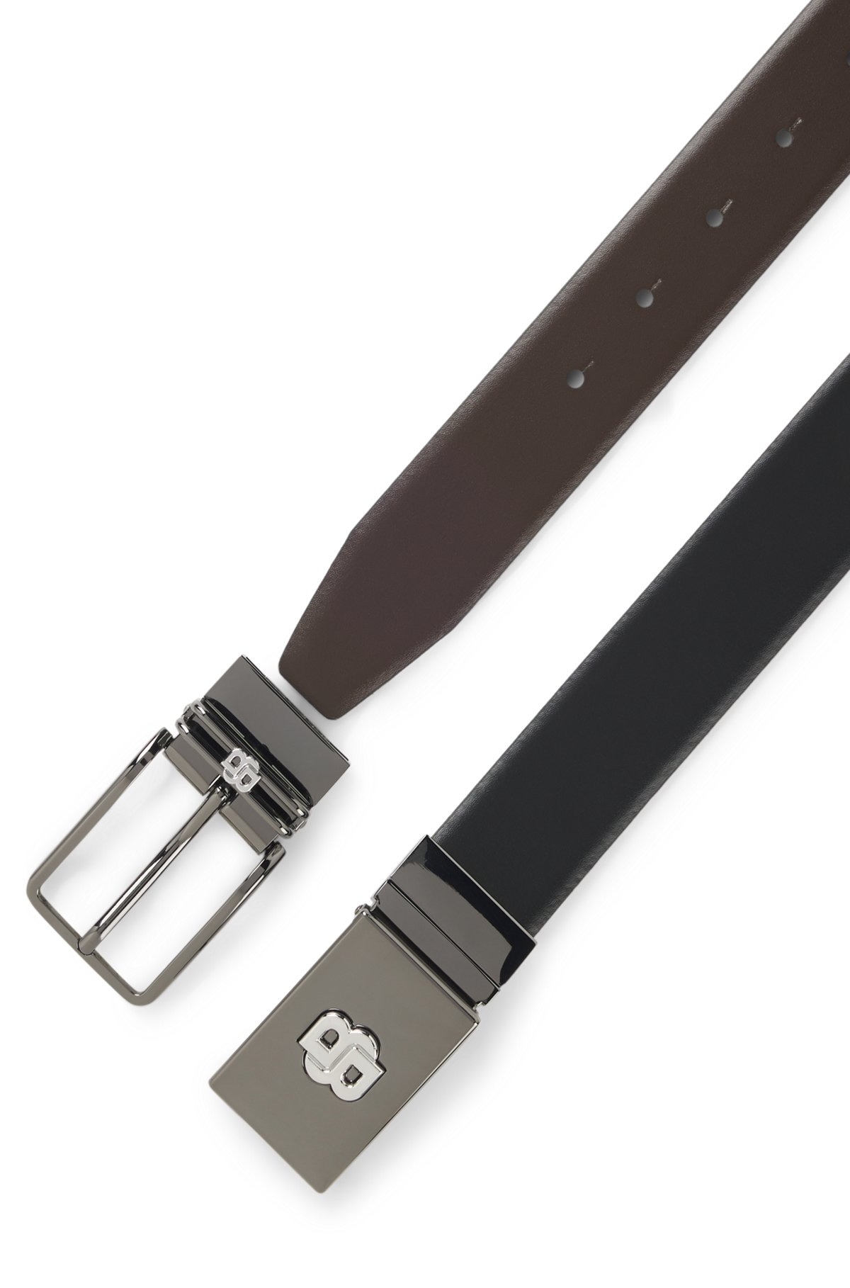 REVERSIBLE BELT IN ITALIAN LEATHER - 3